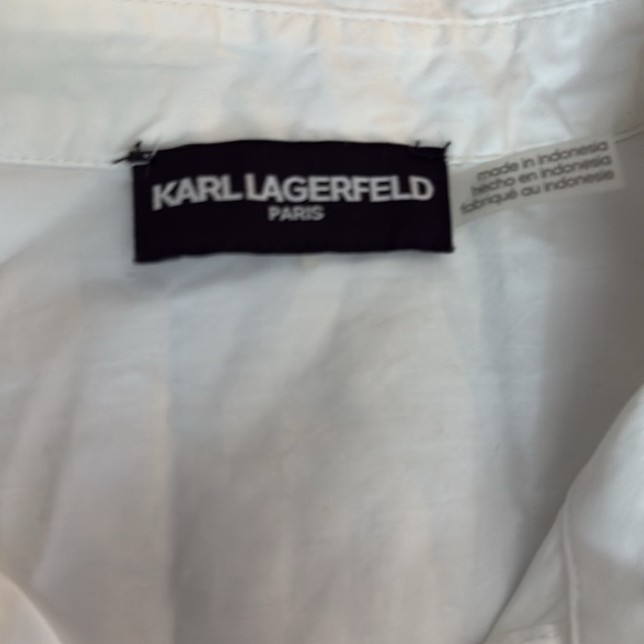 Karl Lagerfeld Signature Button Down - Picture 5 of 7